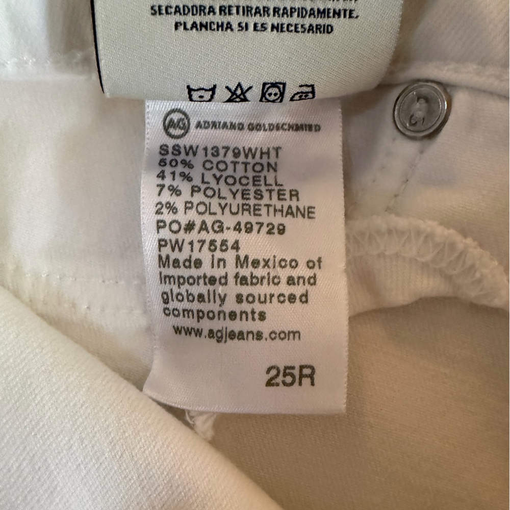 AG Adriano Goldschmied The Farrah Skinny Jeans Size 25R - Picture 8 of 10